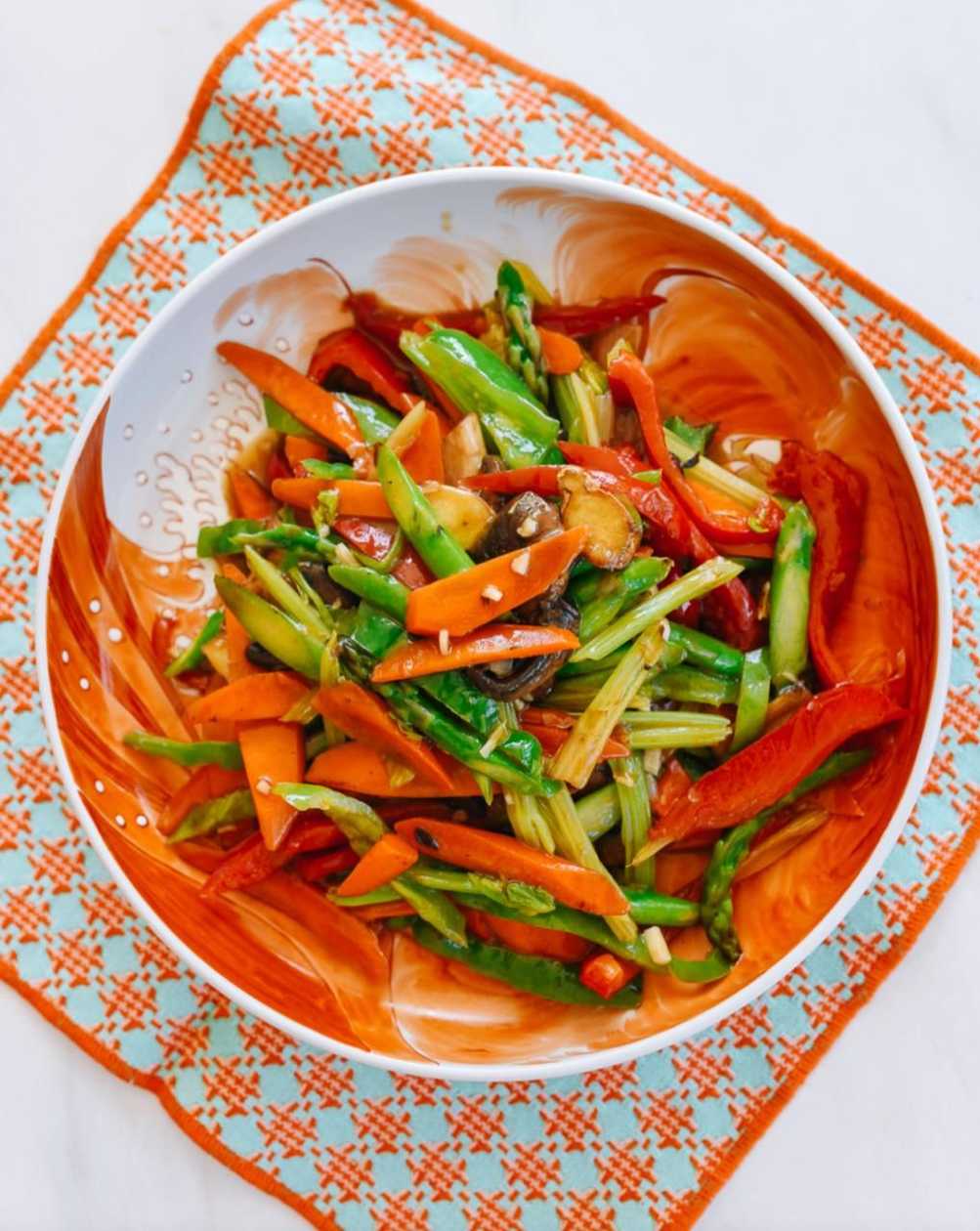 Vegan Rice and Stir-Fried Vegetables
