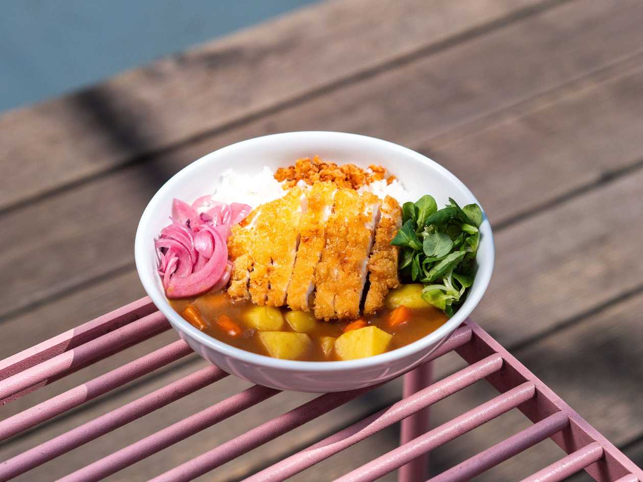 Japanese Curry with Chicken Katsu