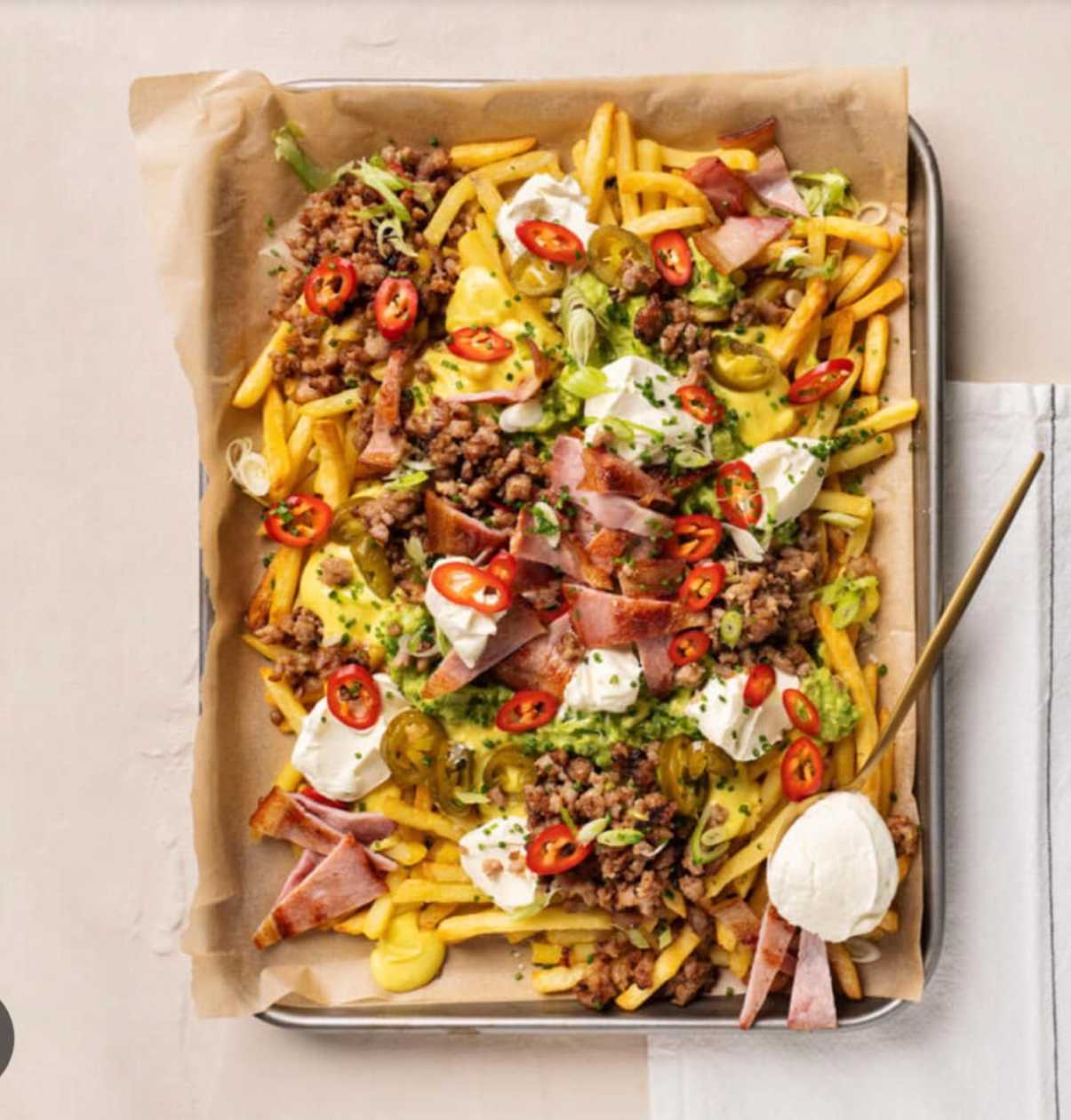Loaded Fries/ Kapsalon: Beef