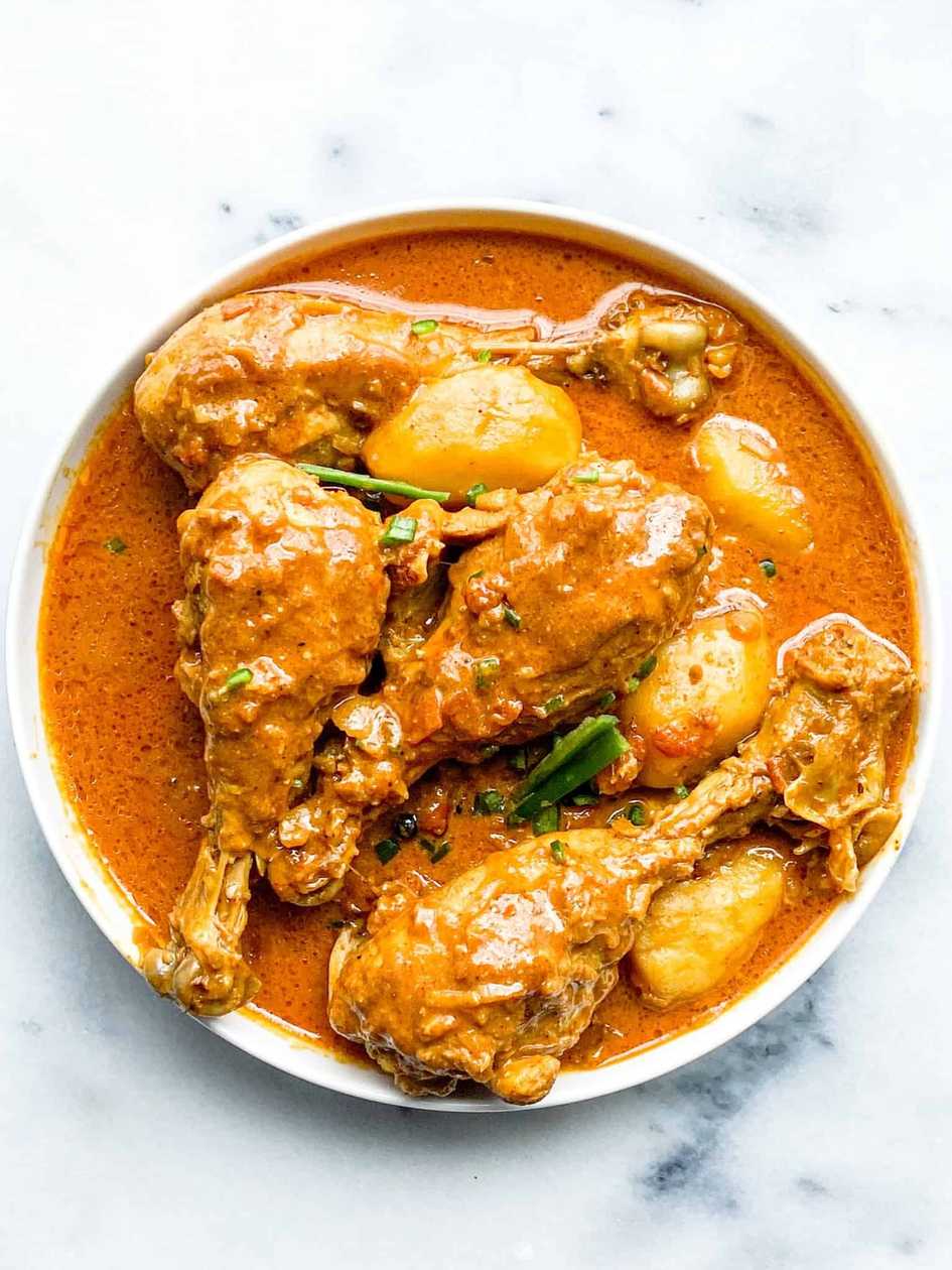 Chicken or Beef Stew with Rice, Chapati, or Ugali