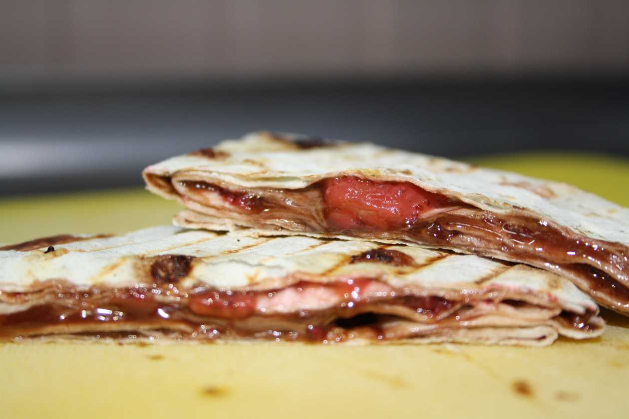 Sweet Lavash with Strawberry