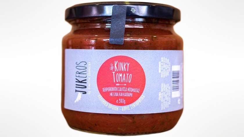 Jukeros Kinky Tomato Handmade Tomato Sauce With Olives And Capers 400gr