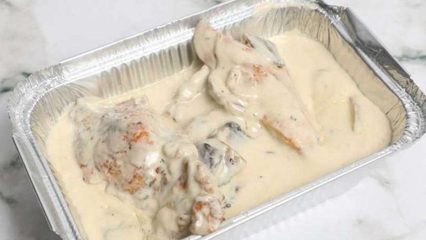 Chicken A La Creme Portion