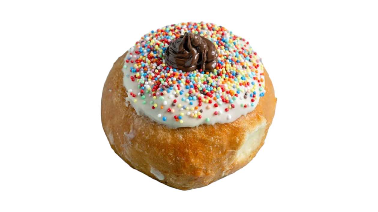 Doughnut sprinkles & white choclate