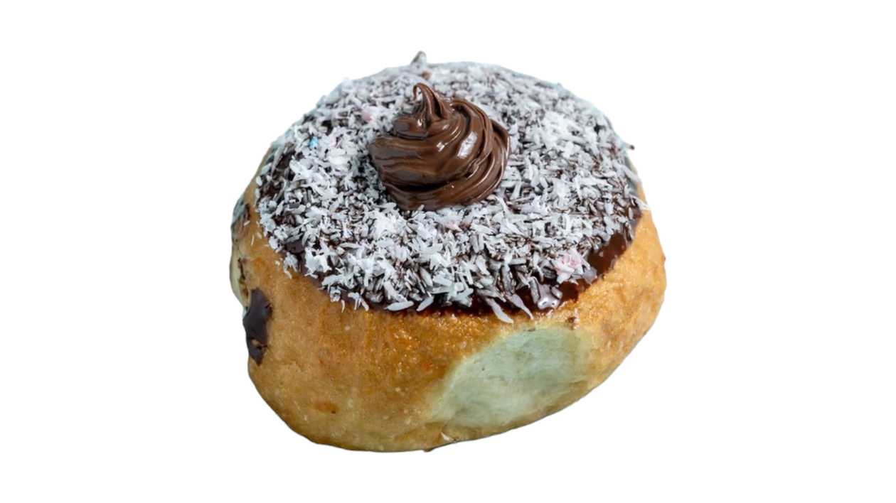 Doughnut with coconat & dark choclate