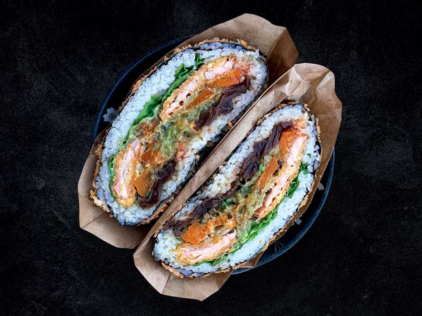 Pumpkin Salmon Burger