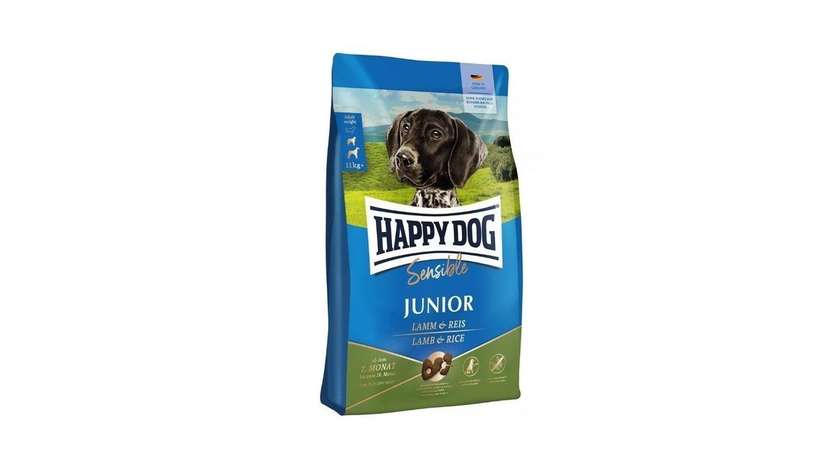Happy Dog complete feed for young dogs with lamb and rice Sensible Junior Lamb&Rice, 10 kg