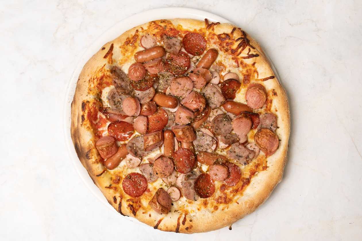 Five sausages