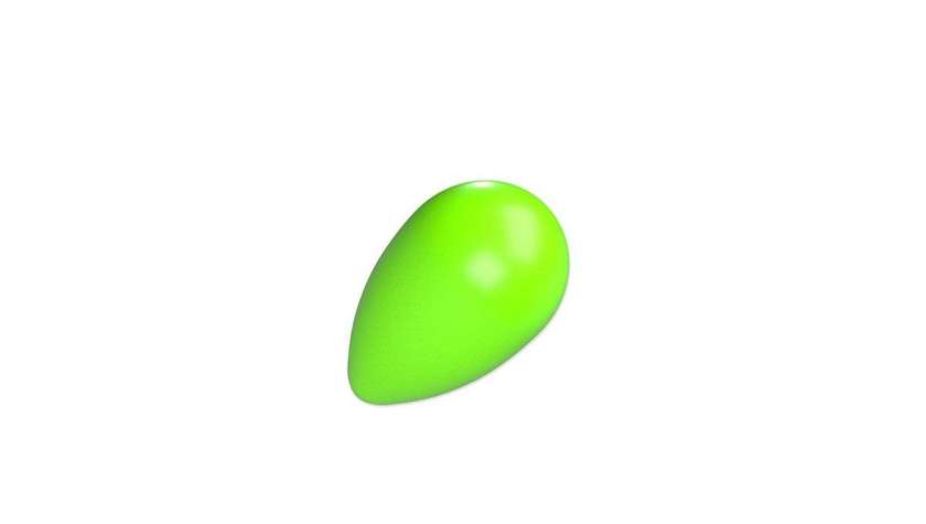 Dog toy ball-egg green Dog Fantasy, 8x13 cm