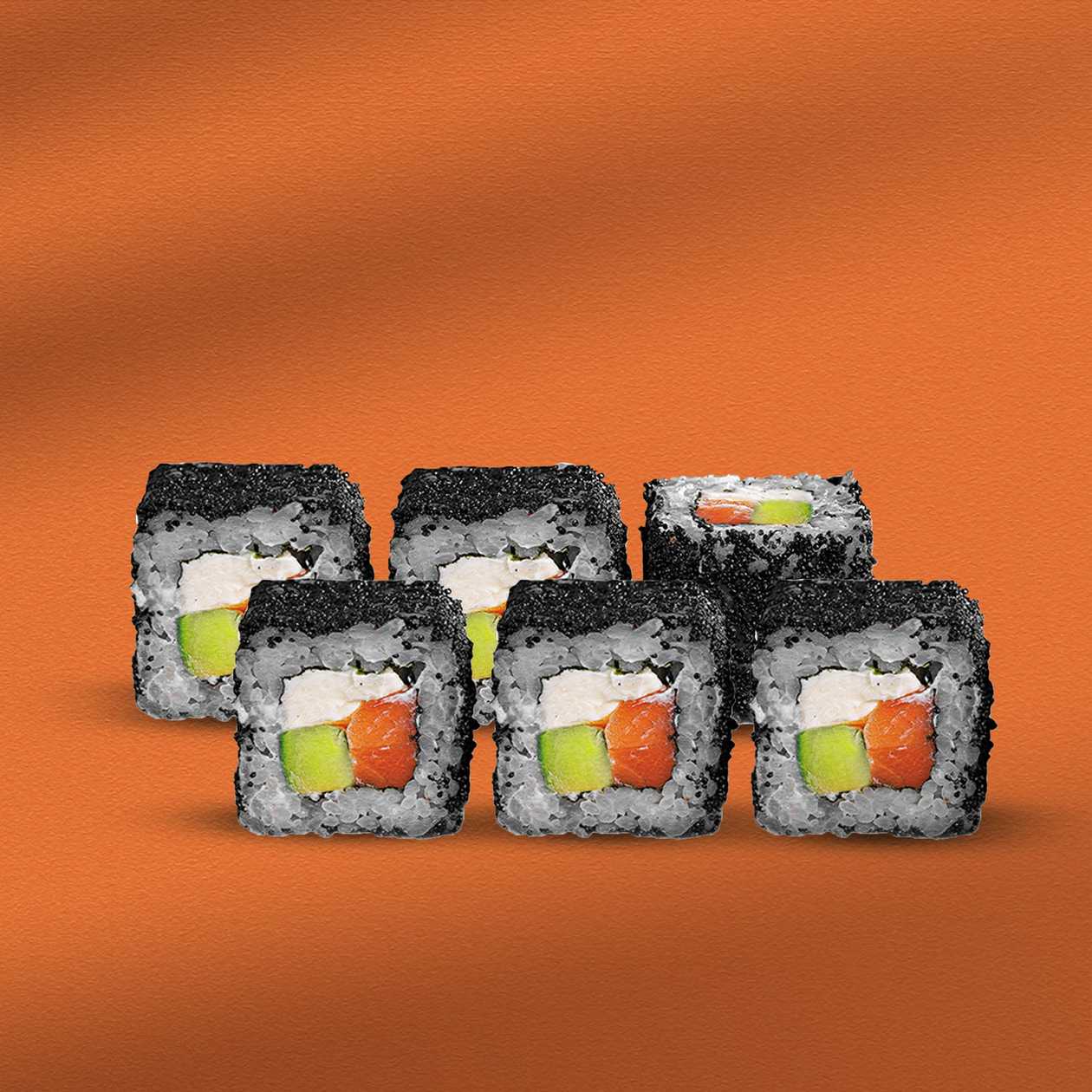 Black California with Salmon
