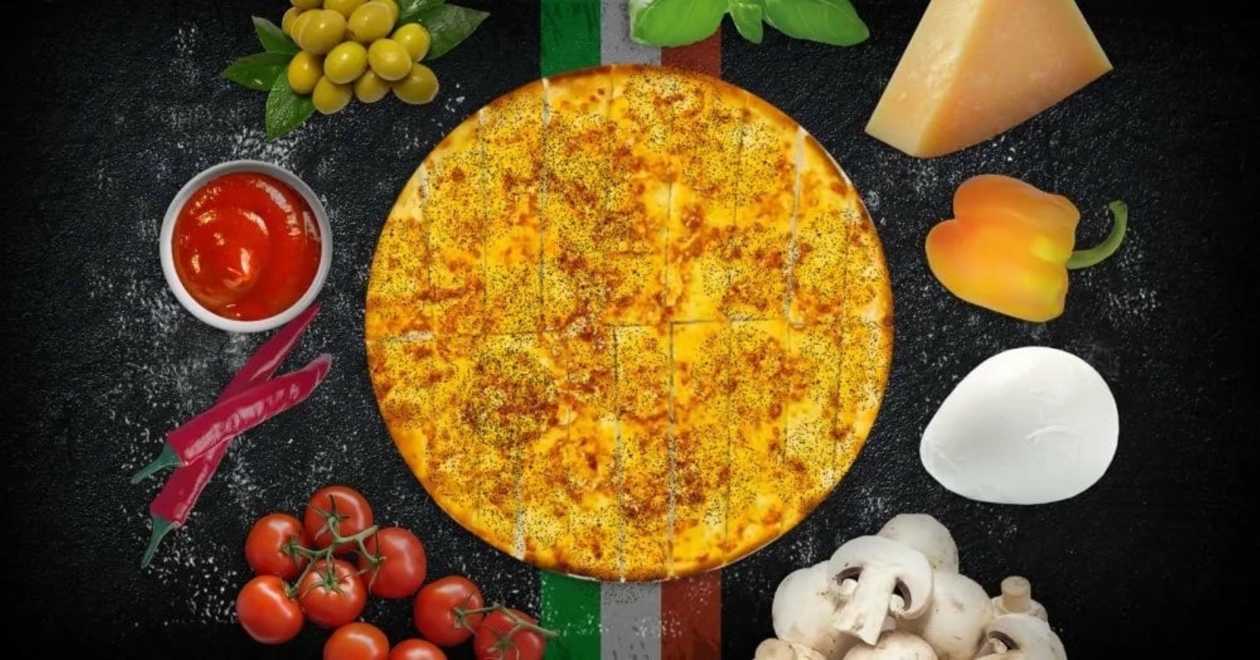 Focaccia with Mozzarella, Cumin and Parmesan