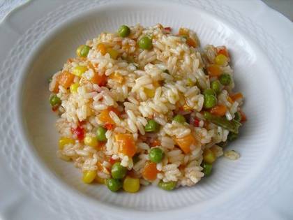 Rice with vegetables