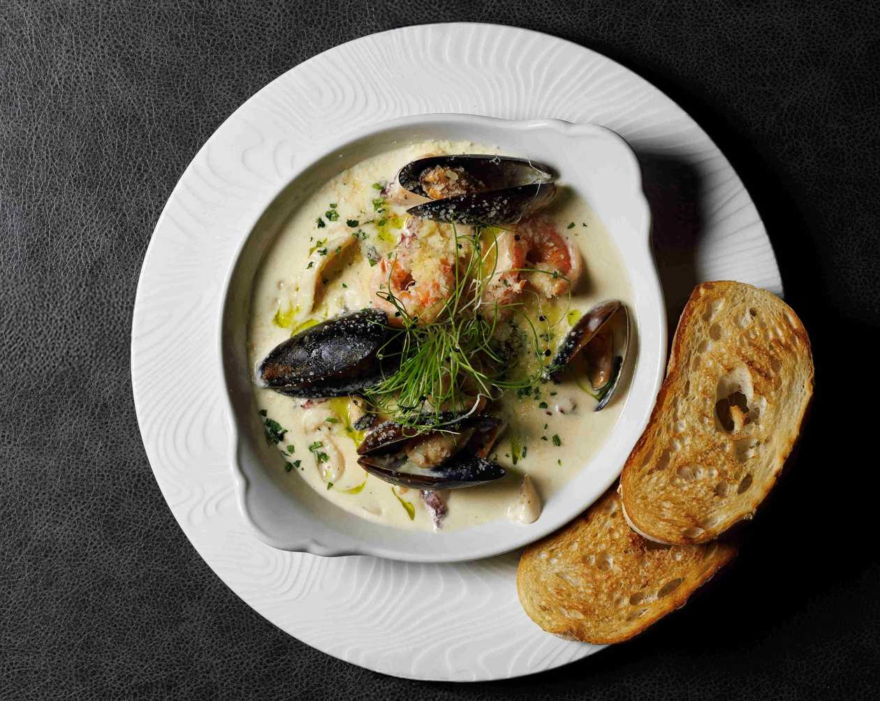 Sautéed seafood