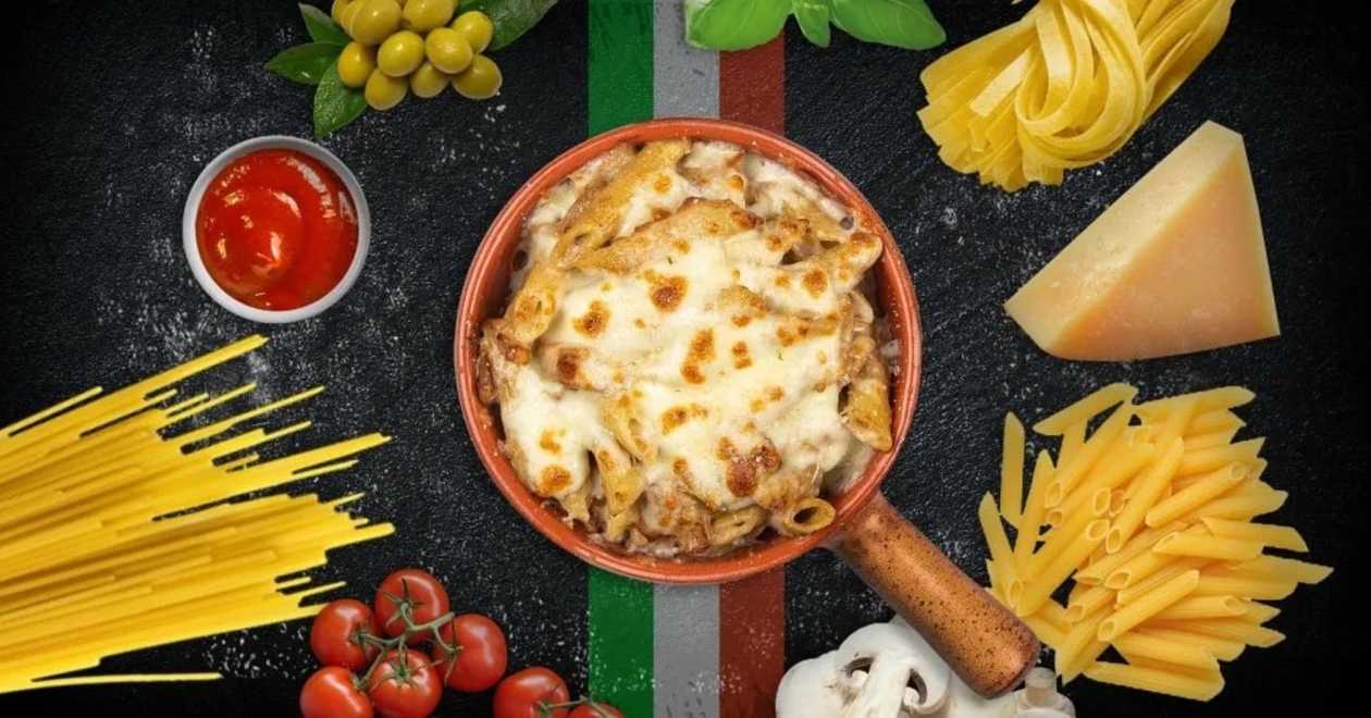Penne Bianco Mamma Mia al Forno