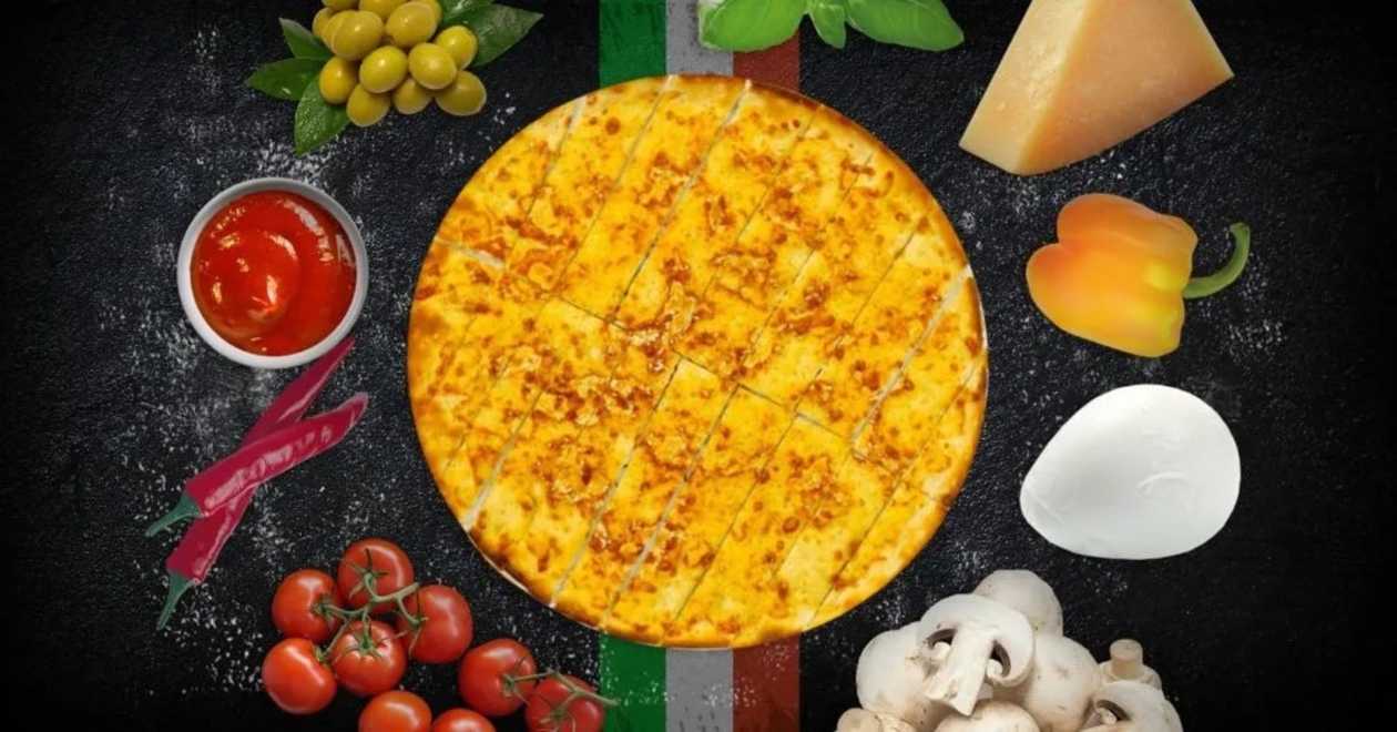 Focaccia with Mozzarella, Sesame and Parmesan