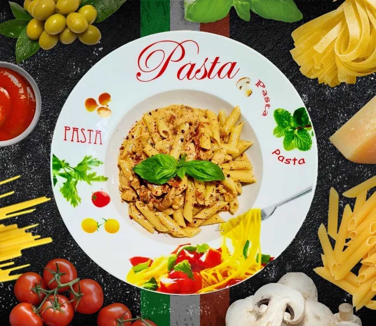 Penne Pollo Red Pepper