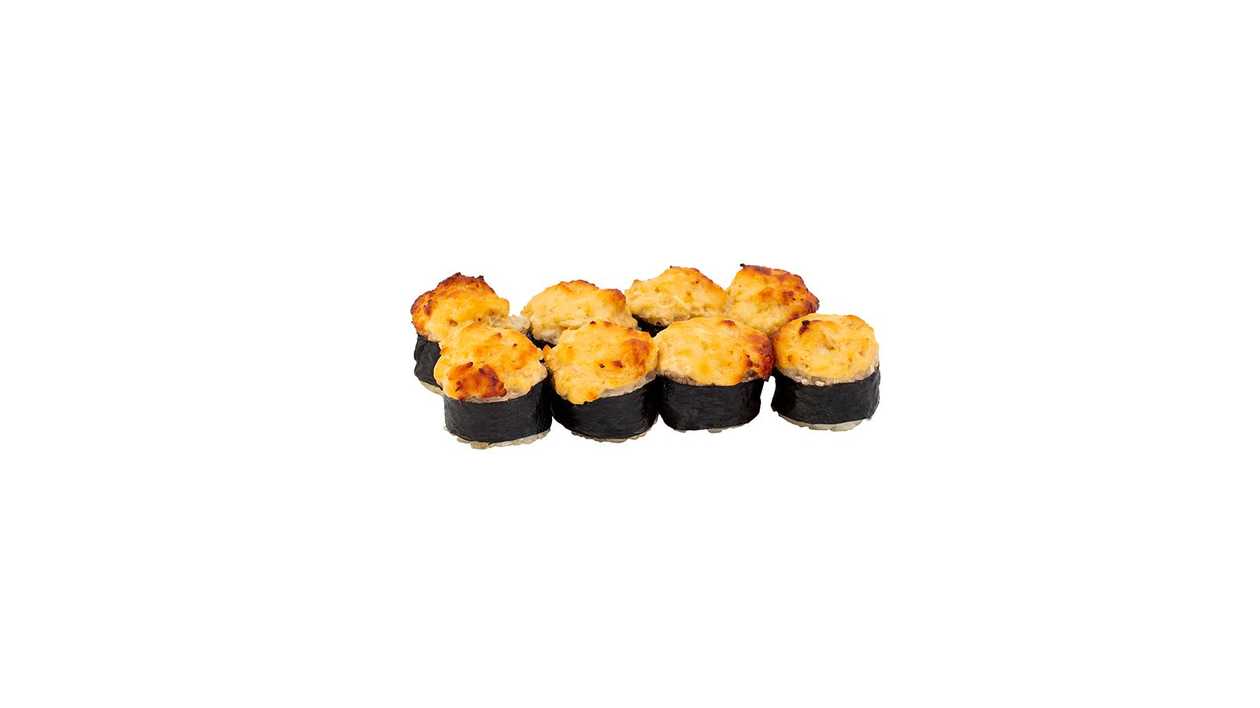 Hot sushi Salmon 8 pcs.