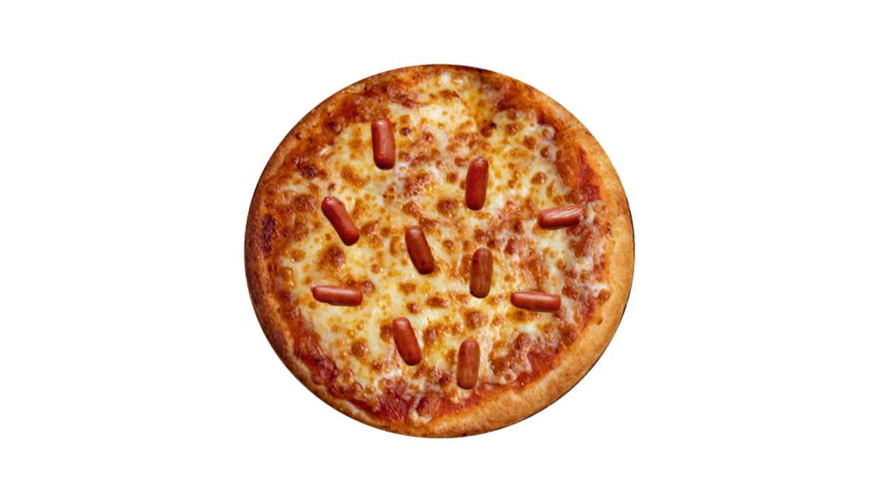 Pizza Margherita with Sausages