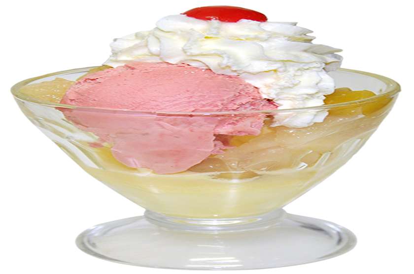 Ice Cream Scoop 3 Scoops with Alcohol