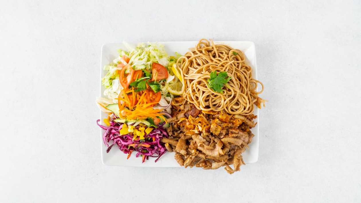 Kebab Box s Nudlemi