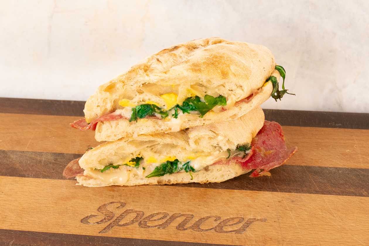 Ciabattina Salami Finocchiona & scamorza cheese
