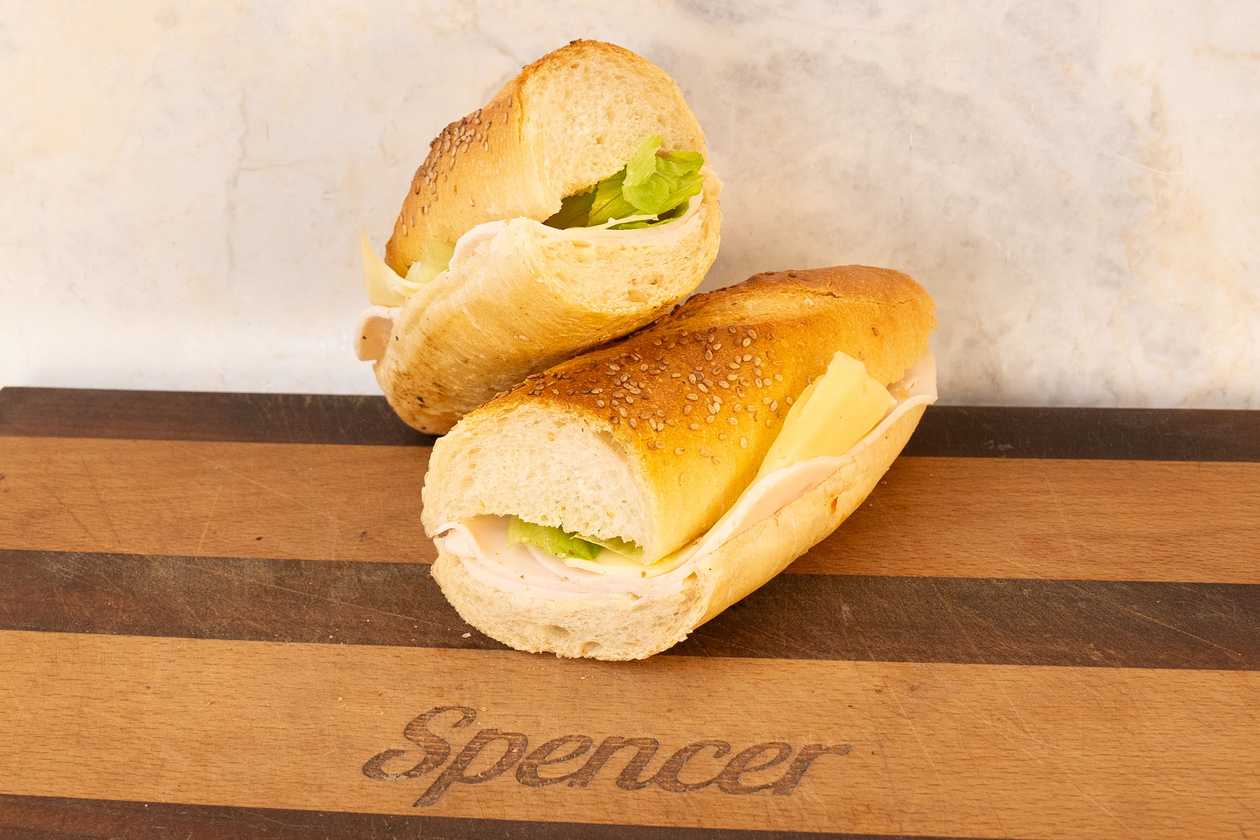 Chicken ham & Emmental cheese