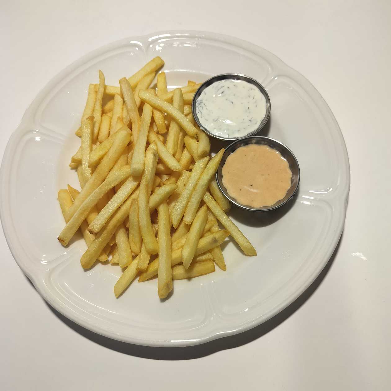 French fries with 2 sauces