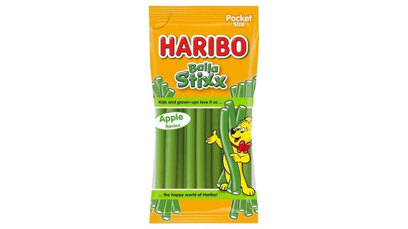 Haribo Balla Stixx Apple Jelly Stick with Apple Flavor 80g