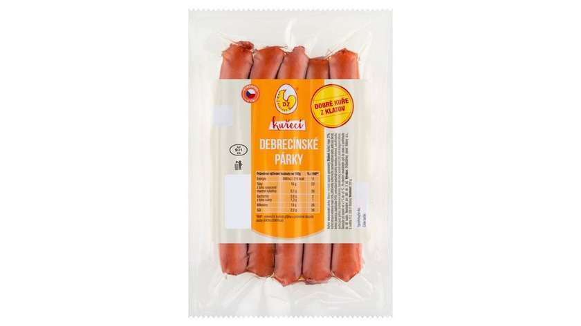 Dz Klatovy Chicken Debrecen Sausages 200g