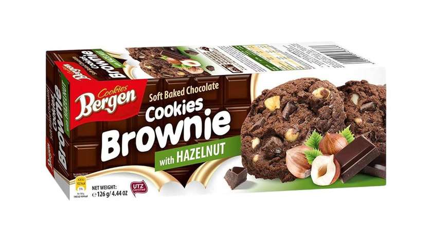 Bergencookies Brownie Hazelnuts 126g
