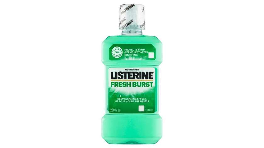 Listerine Fresh Burst Mouthwash 250ml