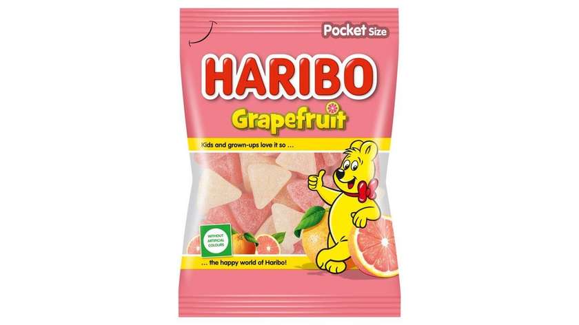 Haribo Grapefruit Jelly with Fruit Flavor 80g