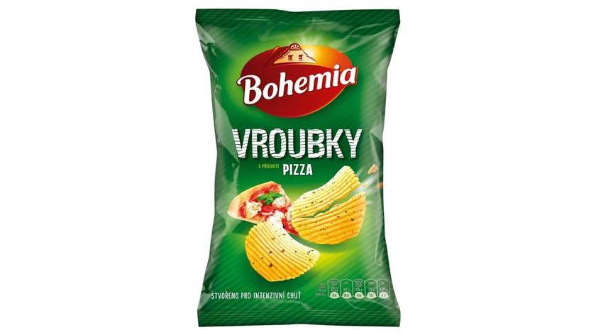 Bohemia Vroubky with Pizza Flavor 120g