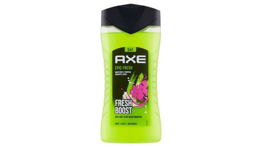 Ax Epic Fresh Shower Gel 3 in 1 for Body, Hair and Face 250ml