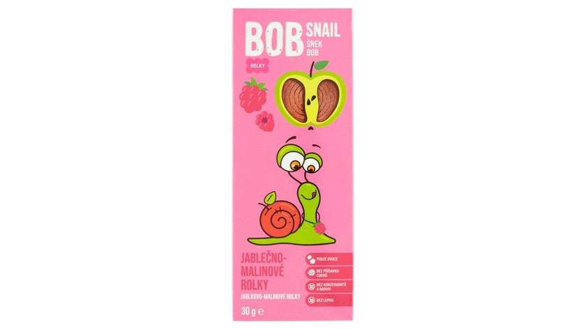 Snail Bob Apple-raspberry Rolls 30g