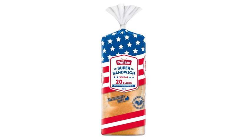 Penam Superlight Wheat Sandwich 750g