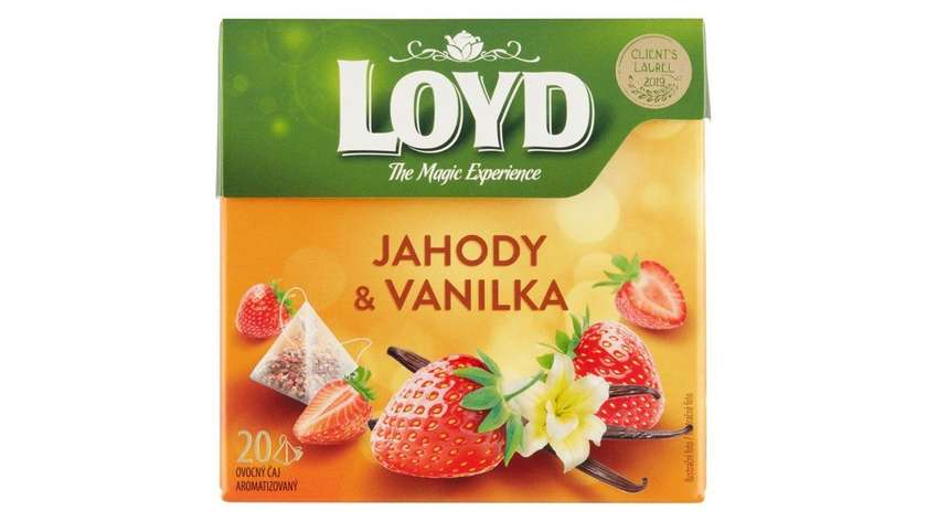 Loyd Fruit Tea Flavored with Strawberries & Vanilla 20x 2g (40g)