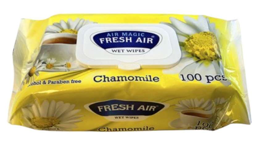 Fresh Air Wet Wipes 100 Pcs Chamomile
