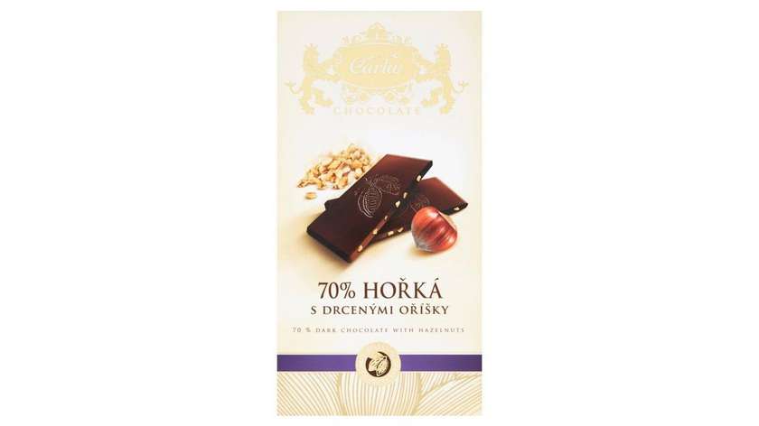 Carla 70% Bitter with Crushed Nuts 80g