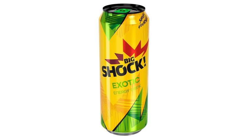 Big Shock! Exotic Carbonated Energy Drink 500ml
