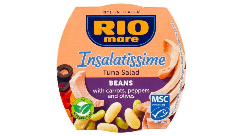 Rio Mare Insalatissime Ready Dish of Beans, Vegetables and Tuna 160g