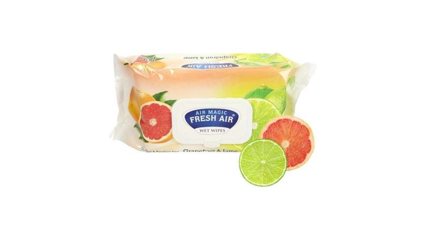 Fresh Air Wet Wipes 100 Pcs Grapefruit+lime