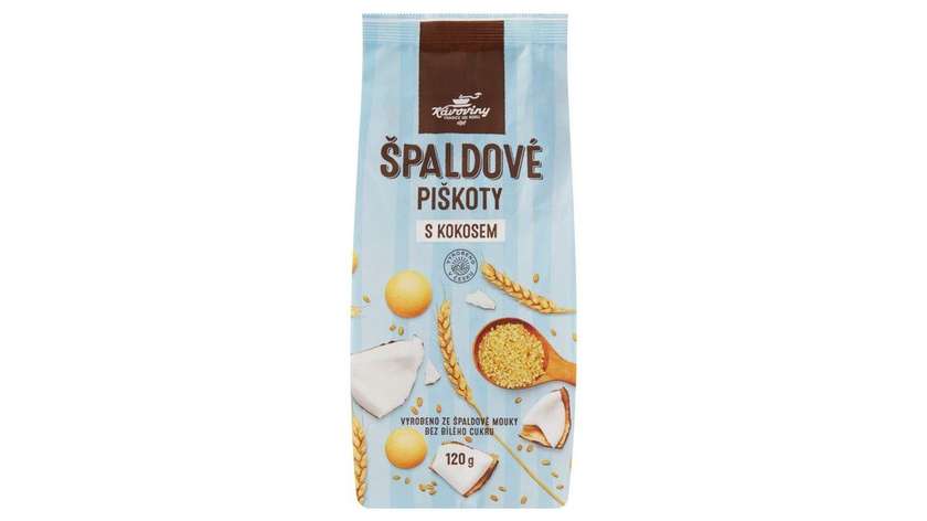 Coffee Spelled Biscuits with Coconut 120g