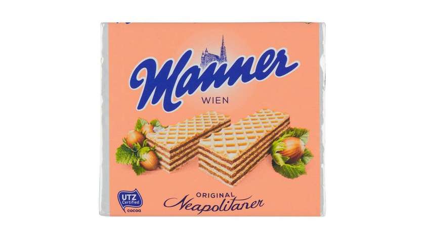 Manner Crispy Wafers with Creamy Hazelnut Filling 75g