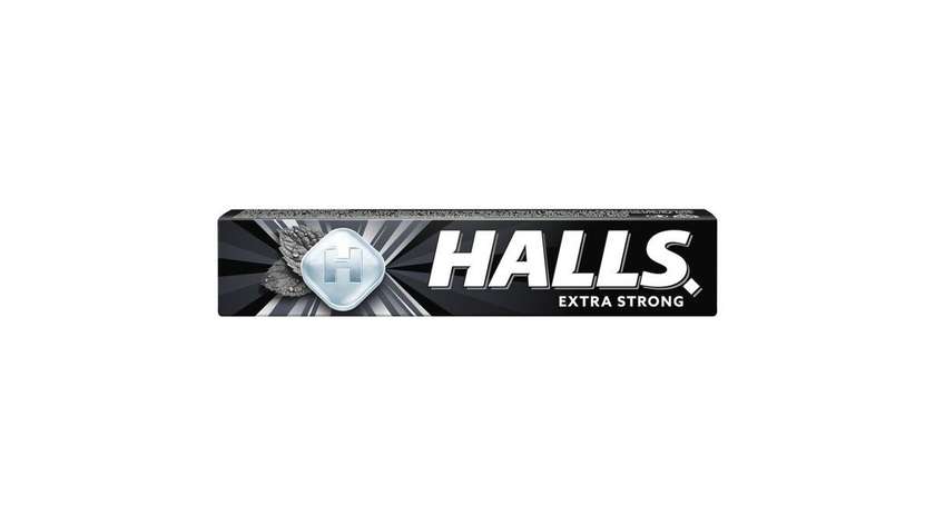Halls Extra Strong Candies Menthol and Eucalyptus 33.5g