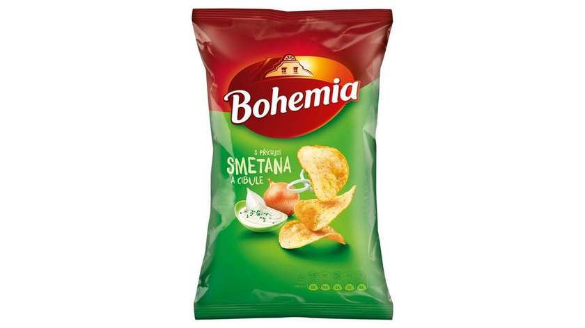 Bohemia Chips with Cream and Onion Flavor 130g