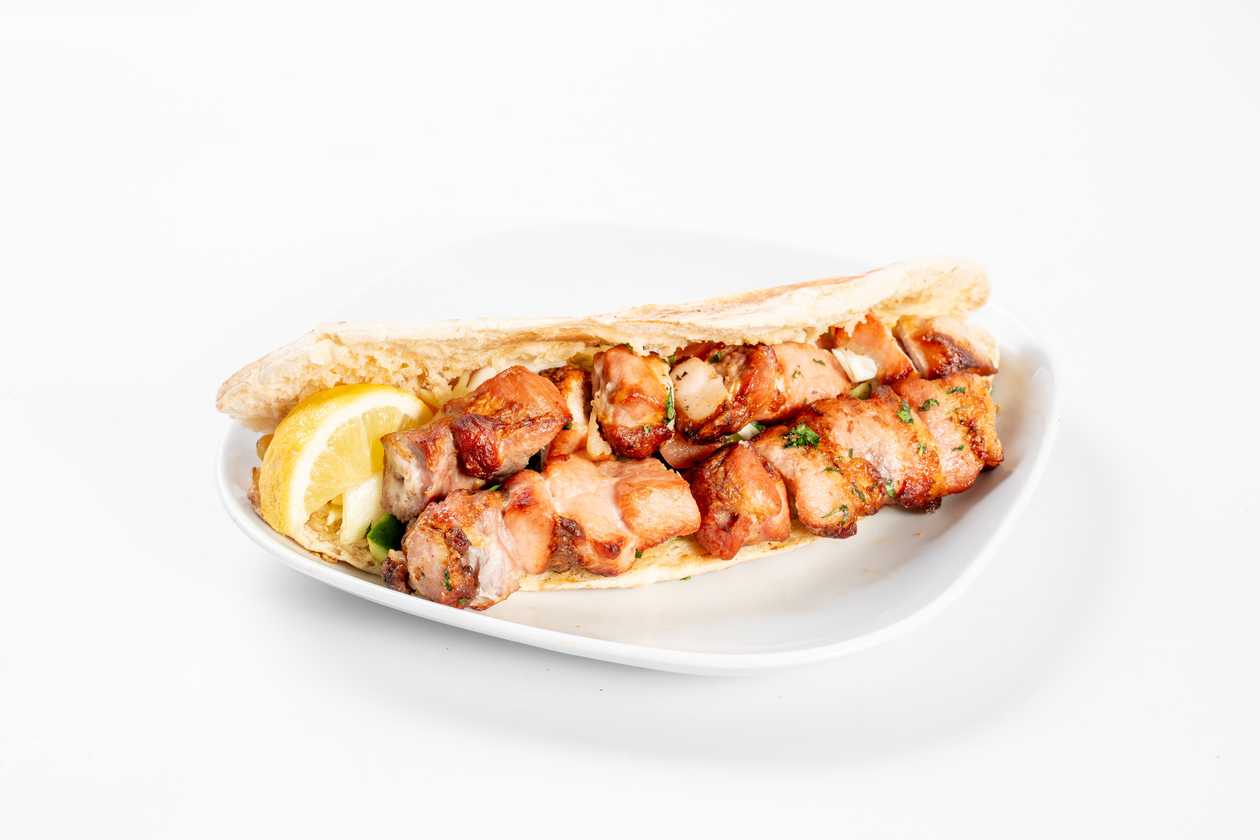 Pork Souvlaki Cypriot Pita
