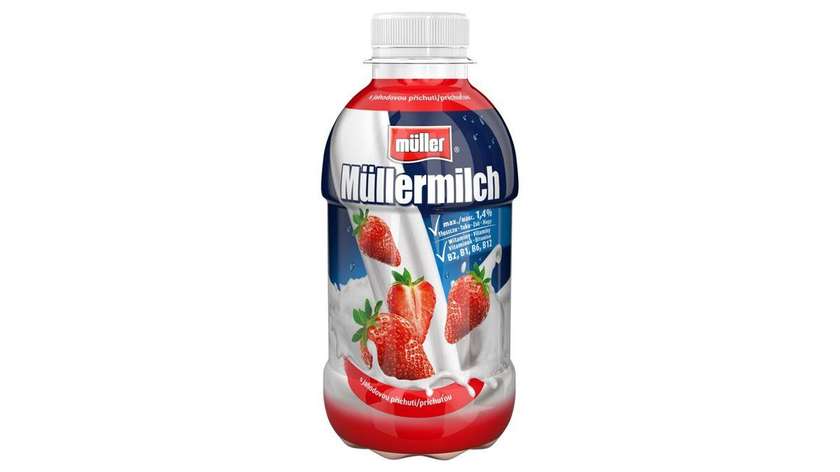 Müller Müllermilch Milk Drink with Strawberry Flavor 400g