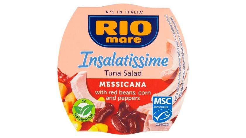Rio Mare Insalatissime Ready Meal of Beans, Tuna, Corn and Vegetables 160g