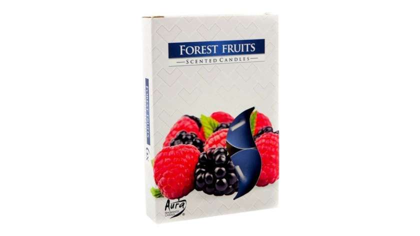 Bispol Scented Candles Forest Fruit 6 Pcs